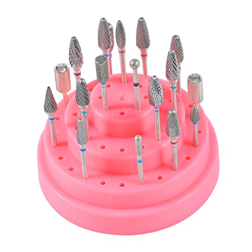 IWOWHERO Nagelbithalter Box Mit Löchern Für Nagelbohrer Aufbewahrungsbox Nagelbit Organizer Ständer Zum Ordnen Von Nagelbithaltern Und Nagelpoliermaschinen von IWOWHERO