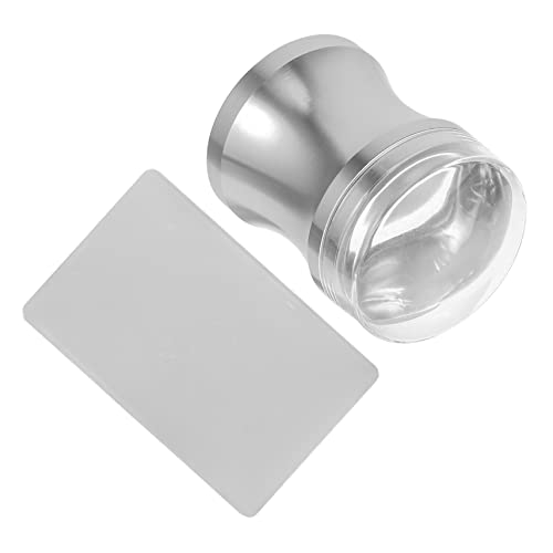 IWOWHERO Nagelstempel Silikon Mit Stempel Für French-tip-nagelstempel Und Nagelschablonen Für Nailart Nagelstempelplatte Inklusive Nagellackstempel Für Heimgebrauch von IWOWHERO