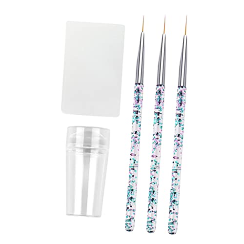 IWOWHERO Nagel Stempel Für Nail Art Diy Maniküre Nailart Pinsel Und Stempel Für Nageldesign Leicht Zu Tragen Verwenden von IWOWHERO