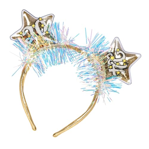 IWOWHERO Haarreifen Band 2024 Silvester Party Kopfschmuck Unisex Kopfbedeckung Für Frauen Männer von IWOWHERO