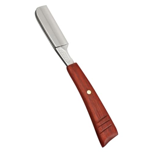 IWOWHERO Old Style Herren Rasiermesser aus Manuelle Bartschneide mit Rutschfestem Griff Kompakt und Langlebig Geeignet für Präzise Nassrasur und Bartpflege zu Hause und Unterwegs von IWOWHERO