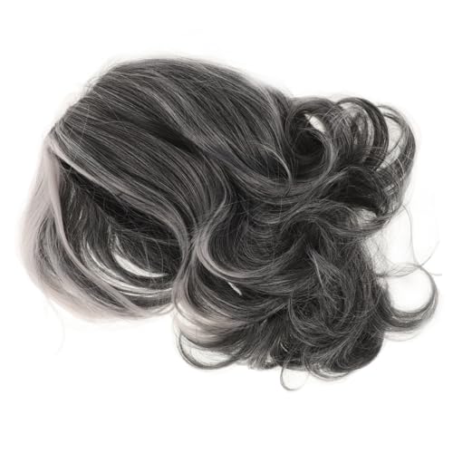 IWOWHERO Kurze Graue Perücke Für Ältere Damen Verstellbare Synthetik-haarpracht Leicht Und Atmungsaktiv Für Alltag Und Kostüme Natürliche Mit Vollem Kopfdesign von IWOWHERO