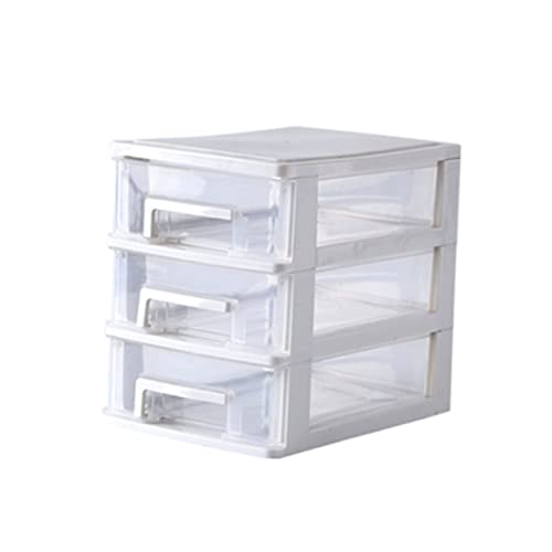 IWOWHERO Organizer Aus Klarem Kunststoff Aufbewahrungsbox Für Schreibtisch Transparente Kunststoffbox Für Kosmetik-aufbewahrung Kleinigkeitenhalter Für Ordnung von IWOWHERO