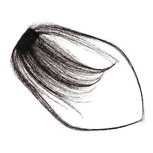IWOWHERO Haarteil Für Frauen Kunsthaarverlängerungen Zum Anklipsen Haarfransen Realistisches Gefühl von IWOWHERO