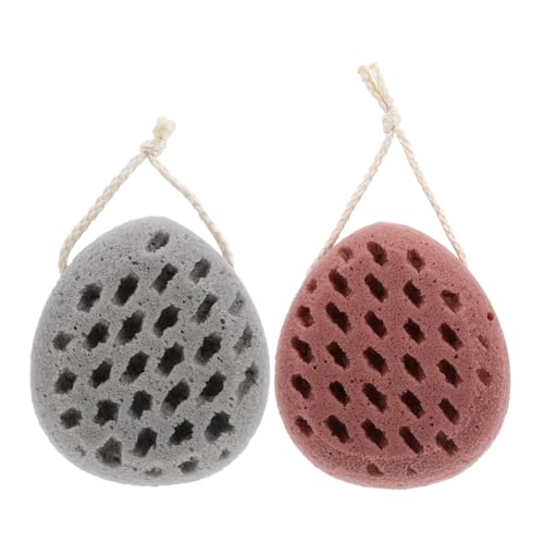 IWOWHERO 2stücke Junge Mädchen-badeschwamm Weicher Luffaschwamm Zur Körperreinigung Sanftes Peeling Für Junge Mädchen Für Duschen Und Baden Kaffee von IWOWHERO