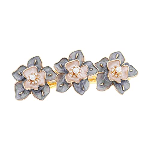 IWOWHERO Retro Perl Haarspangen Mit Blumenmotiv Elegante Haaraccessoires Für Damen Hochzeitsfrisuren Und Festliche Anlässe Vintage Haarschmuck Für Jeden Anlass von IWOWHERO
