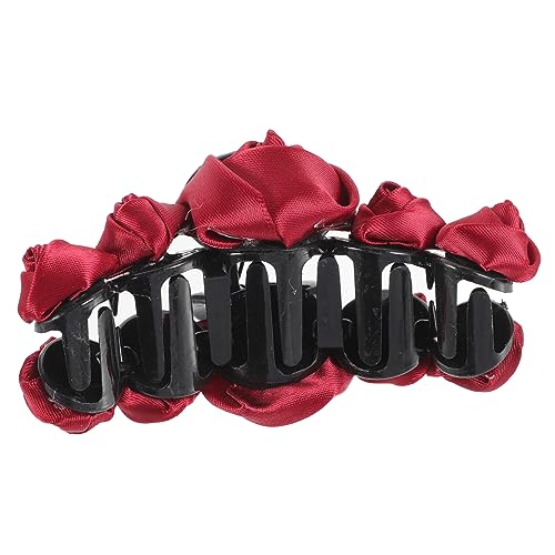 IWOWHERO Rosen-haarklammer Für Damen Dekorative Krallen-haarspange Im Rosendesign Rutschfest Für Dünnes Und Dickes Haar Für Hochzeiten Geburtstage Und Festivals von IWOWHERO