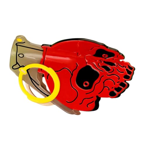 IWOWHERO Roter Großer Haarkralle mit Schädelmotiv Leichter Acetat-haarschmuck für Damen Fester Griff Witziges Design für Partys Halloween Alltag und Cosplay IWOWHERO Roter Großer Haarkralle mit Schädelmotiv Leichter Acetat-haarschmuck für Damen Fester Griff Witziges Design für Partys Halloween Alltag und Cosplay von IWOWHERO
