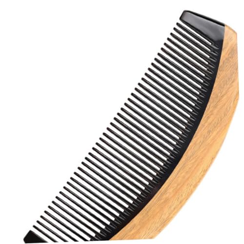 IWOWHERO Sandelholz Haarkamm Und Hornkamm Antistatischer Gezahnter Kamm Massagekamm Für Damen Und Herren Naturholzkamm Mit Glattem Griff von IWOWHERO