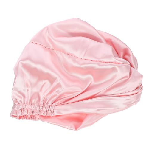 IWOWHERO Schlafhaube aus Kunstseide für Damen Doppelseitige Mütze zum Schlafen Haarewaschen und Make Up Elastisches Band Feminine Jede Schönheitsroutine von IWOWHERO