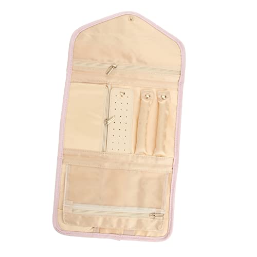 IWOWHERO Schmuckrolle Aufbewahrungstasche Schmuckbeutel Schmuck Organizer Rolle Tragbar Für Ringe Münzen Ohrringe Halsketten Schlüsselanhänger Reisen Hochzeit von IWOWHERO
