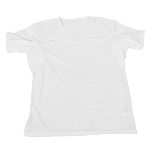 IWOWHERO Schwitzen Herren Schweißschutz t Shirt Mit Atmungsaktiven Achselpads Kurzarm Unterhemd Für Änner Größe Schweißabsorbierend Und Geruchsneutralisierend Schweißpads Für Die Achseln von IWOWHERO