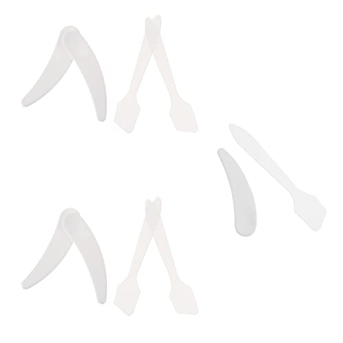 IWOWHERO Set Mit 10 Make-up-spateln Aus Kunststoff – Löffel Zum Auftragen Von Creme Handwerkzeuge Ideal Für Unterwegs Und Den Täglichen Gebrauch von IWOWHERO