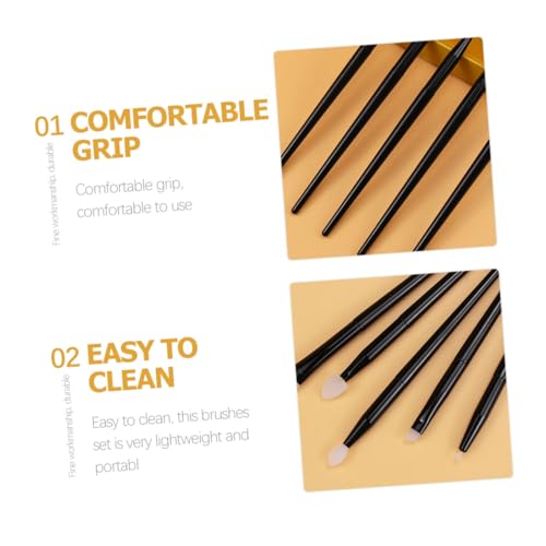 IWOWHERO Silikon Make up Pinsel Weiche Langlebige Lidschatten Lippen Augenbrauen Applikatoren Kompakt und Reisefreundlich für Professionelle und Private Anwendung von IWOWHERO