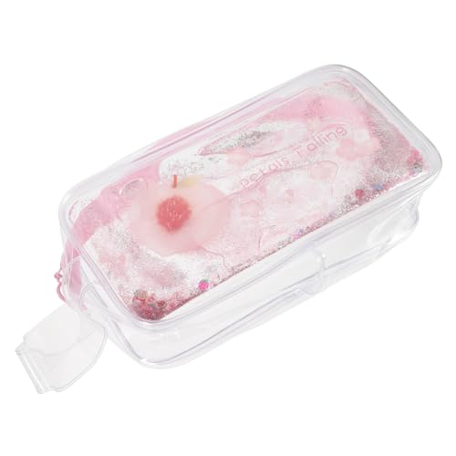 IWOWHERO Federmäppchen Tragbar Stifte-Aufbewahrungstasche Bleistifttasche Dekorativ Für Schreibwaren Lineal Schere Leicht Reißfest Waschbar Wiederverwendbar Reißverschluss Skizzieren von IWOWHERO