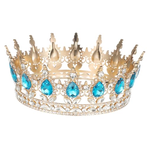 IWOWHERO Luxus Braut Krone Hochzeit Kopfschmuck Kopfbedeckungen Elegante Brautkleid Zubehör von IWOWHERO