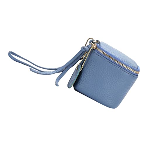 IWOWHERO Kosmetiktasche Aus Pu-Leder Lippenstifttasche Mit Reißverschluss Minitasche Als Geldbörse Schlüsseltasche Für Damen Und Herren Platzsparendes Design von IWOWHERO