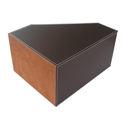 IWOWHERO Tragbarer Make-up-organizer Aufbewahrungsbox Doppelschichtiger Kosmetikbehälter Kaffeefarbe Kunststoff Schreibtisch Für Make-up Kosmetik Büro Schlafzimmer von IWOWHERO