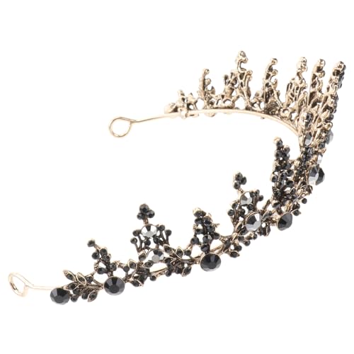 IWOWHERO Vintage Brautkrone Tiara mit Design Eleganter Haarschmuck für Hochzeit Party Geburtstag Fotografie Geeignet für Braut und Brautjungfern von IWOWHERO
