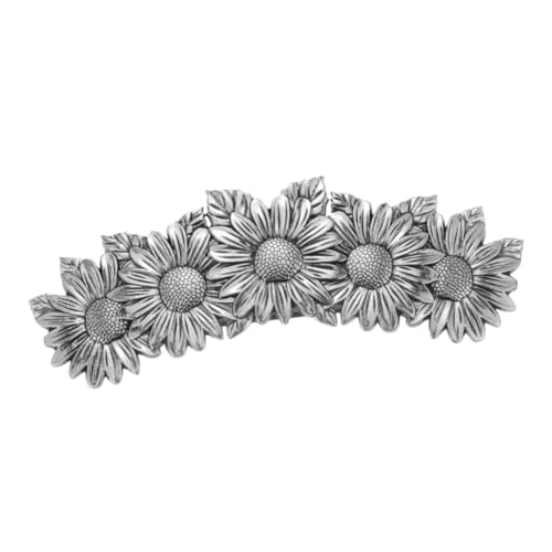 IWOWHERO Vintage Haarspange Haarspangen für Damen vintage haarklammer wikinger silber haarspangen Sonnenblumen-Haarspange Haarspangen für dickes Haar haarschmuck Vitalität von IWOWHERO