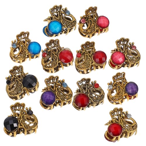 IWOWHERO 12stücke Mini Haarklauenclips Kleine Haarklammern Für Frauen Und Mädchen Aus Hochwertigem Material Für Täglichen Gebrauch von IWOWHERO