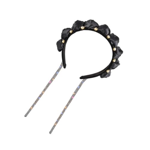 IWOWHERO Vintage Tassel Haarband mit Strasssteinen Dekorativer Haarschmuck für Damen Stilvolles Stirnband für Party und Alltag Modisches Geschenk zu Weihnachten und Muttertag von IWOWHERO
