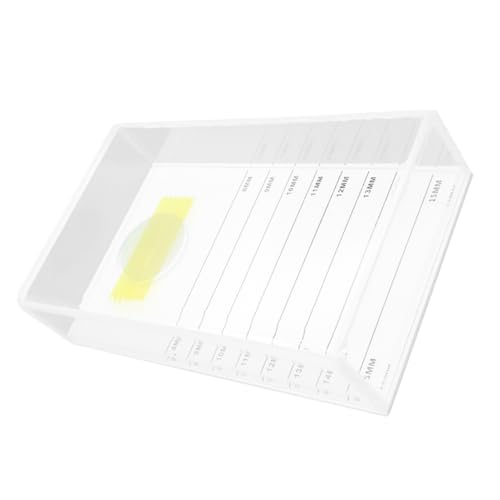 IWOWHERO Wimpernplatte Mit Deckel Wimpernaufbewarungsbox Wimpernbox Zum Pfropfen Wimpern Aufbewahren Tablett Für Falsche Wimpern Wimpernverlängerungspalette Wimpern-organizer Kosmetikzubehö von IWOWHERO