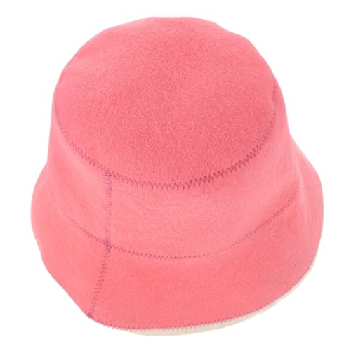 IWOWHERO Filz Saunahut Für Herren Saugfähiger Wollhut Dicker Russischer Eimerhut Für Spa Und Dampfbad Natürliches Filzmaterial von IWOWHERO