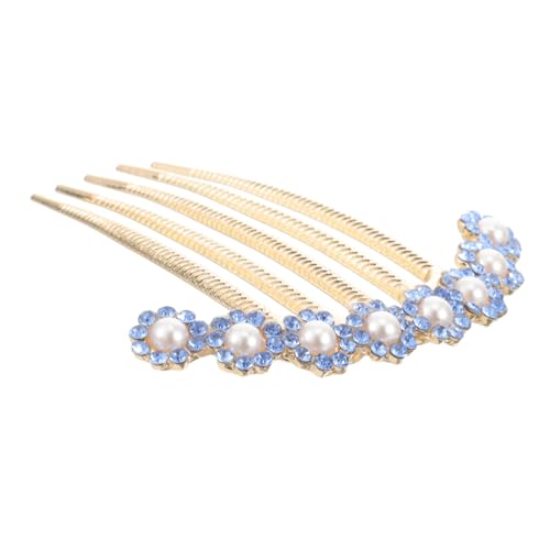 IWOWHERO Strass-haarkamm Clip Für Mädchen Mit Perlen-design Leichtes Kopfschmuck-accessoire Für Hochzeit Abendveranstaltungen Und Verschiedene Frisuren von IWOWHERO