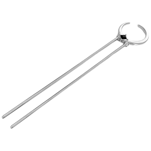 IWOWHERO Kopfschmuck Mond Mit Strasssteinen Haarnadel Für Frauen Haarstab Für Langes Haar Haarnadelstab Für Dutt Elegantes Design Passend Für Verschiedene Frisuren von IWOWHERO