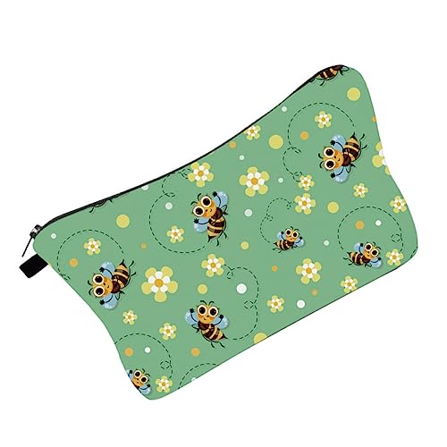 IWOWHERO Reisekosmetiktasche Mit Reißverschluss Für Damen Tragbarer Beutel Zum Waschen Schminktasche Aus Leichtem Material Für Reisen Und Outdoor von IWOWHERO