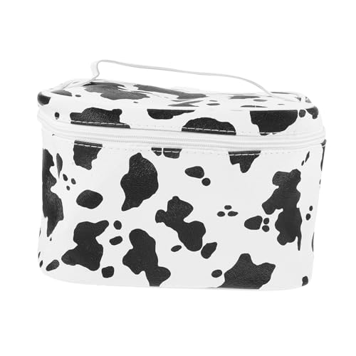 IWOWHERO wasserdichte Kosmetiktasche mit Henkel Große Multifunktionale Make up Tasche aus Pu Leichter Kulturbeutel für Damen Tragbar und Geräumig für Reise und Alltag von IWOWHERO