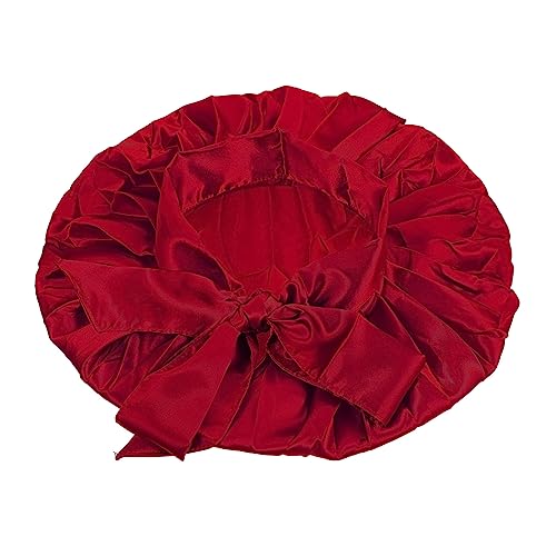 IWOWHERO Schlafmütze mit elastischer Länge zarte Schlafhaube für Frauen Kopftuch Jumbo-Haube Haardekoration von IWOWHERO