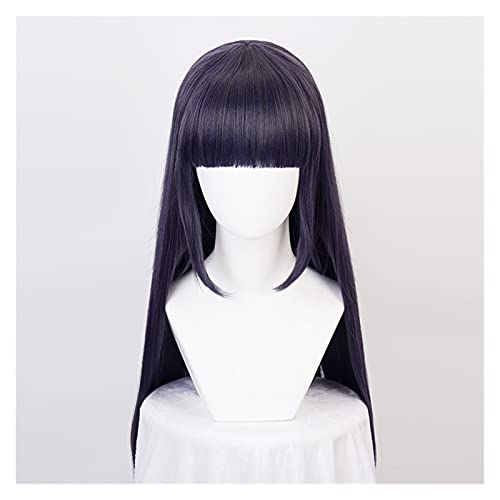 Perücke Gerade synthetische Haare blau gemischt ordentlich Bang Cosplay Perücken + Perücke Kappe Wig von IXART