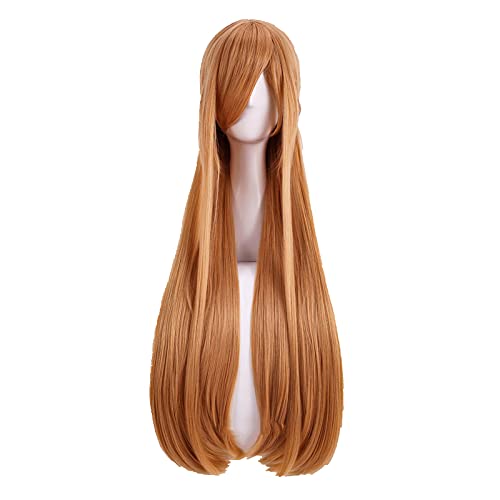 SEIZIS Wig Anime Cosplay Rollenspiel for Sword Art Online Yuuki Asuna Cosplay Perücken SAO Yuki Asuna Langhaarperücke von IXITAB