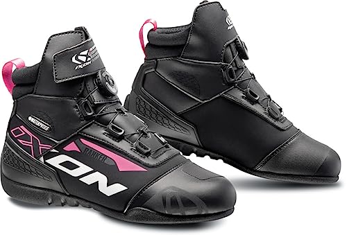 Ixon Ranker WP Damen Motorradschuhe (Black/White/Fuchsia,37) von IXON