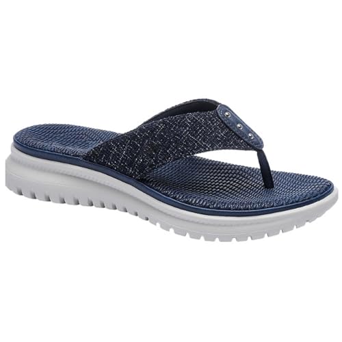 Damen-Flip-Flops für den Sommer, bequem, orthopädische Zehensandalen, modische orthopädische Flip-Flops für Damen mit Plantarfasziitis, Fußgewölbeunterstützung, Slipper, drinnen und draußen von IXPIUZB