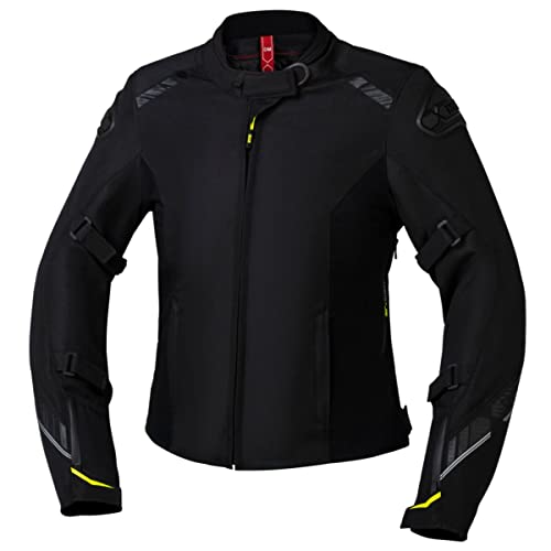 IXS Carbon-ST wasserdichte Damen Motorrad Textiljacke (Black,3XL) von IXS