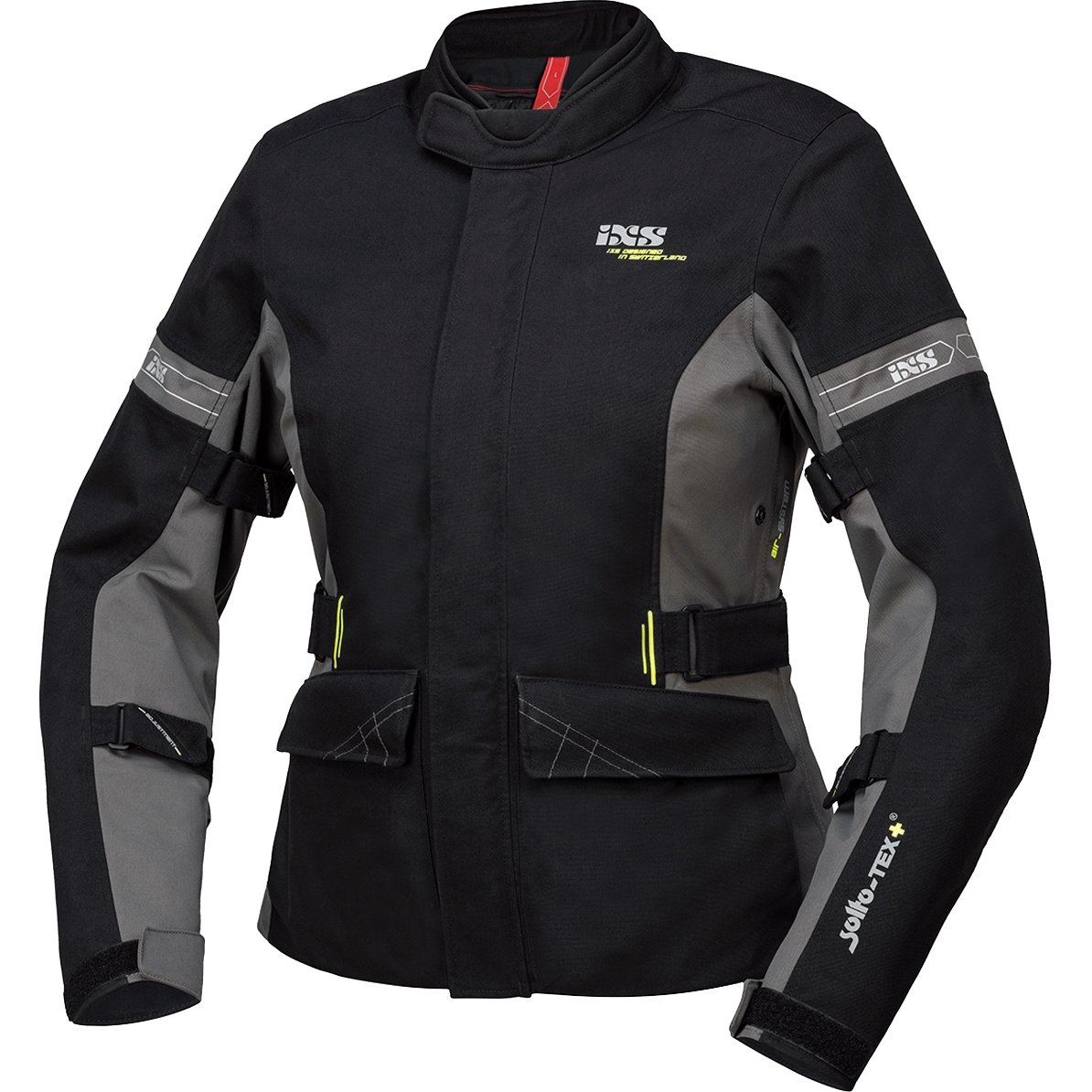 IXS IXS Laminat-ST-Plus Damen Textiljacke schwarz/grau L DamengrauL - Motorradbekleidung - Motorradjacken von IXS