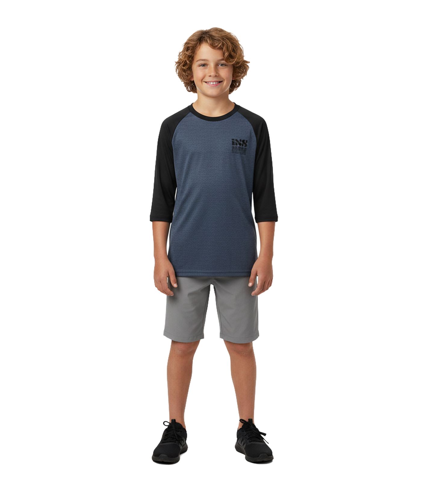 IXS Kinder Radtrikots Carve X Trikot Schwarz von IXS