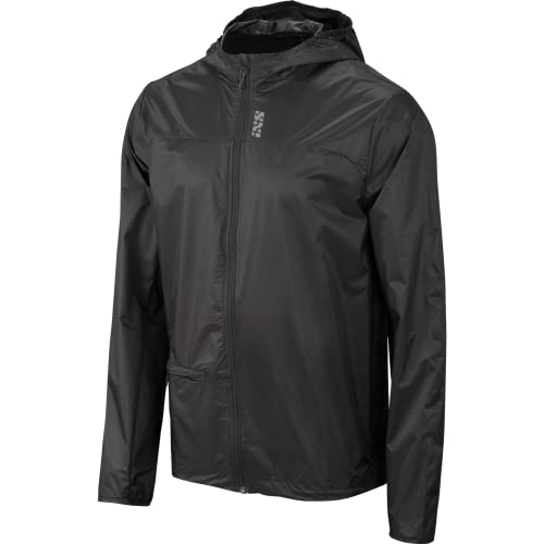 IXS M Flow Windbreaker All-weather Jacket Grau - Atmungsaktive helmkompatible Herren Fahrrad Windjacke, Größe 3XL - Farb von IXS