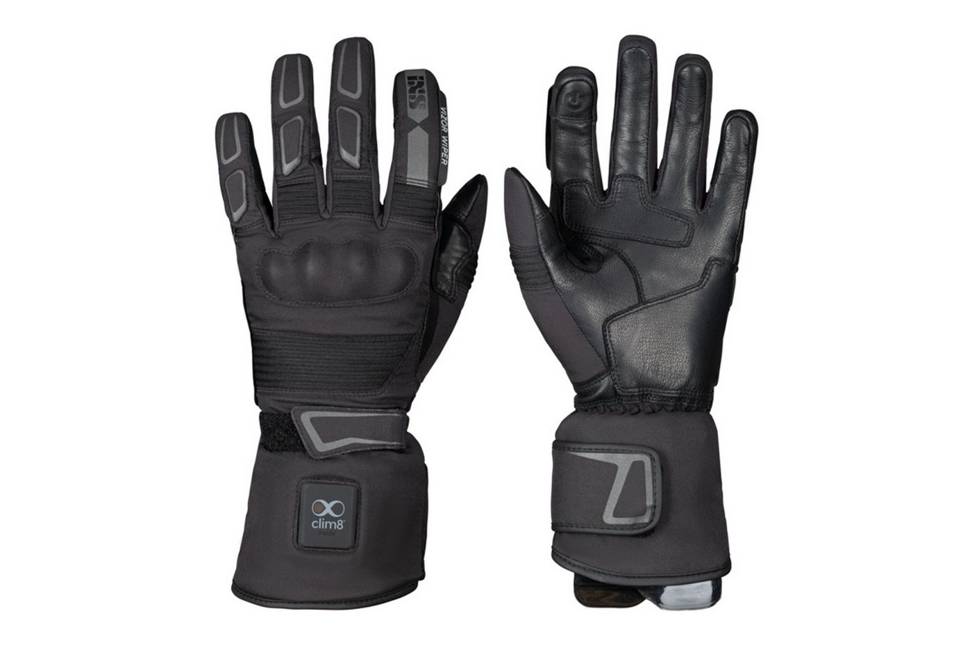 IXS Motorradhandschuhe IXS Handschuh Season-Heat-ST schwarz 3XL beheizbar Männer Frauen Winter Touring Motorrad Hanschuh von IXS