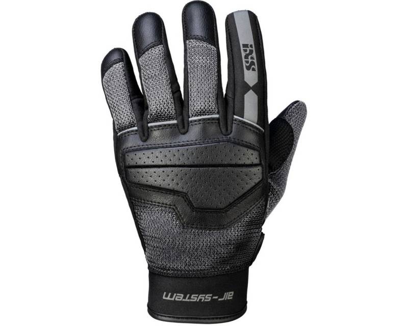 IXS Motorradhandschuhe iXS Classic Evo-Air Motorradhandschuh Herren schwarz / grau atmungsaktiv von IXS