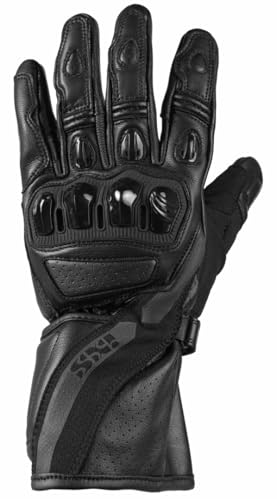 IXS Motorradhandschuhe lang Motorrad Handschuh Novara 3.0 Sport LD Handschuh schwarz XL, Herren, Sportler, Ganzjährig, Leder von IXS