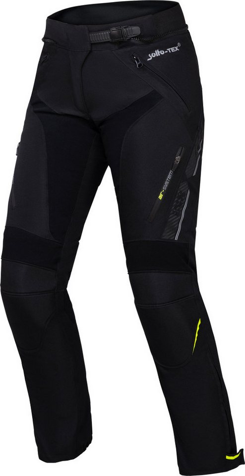 IXS Motorradhose Carbon-ST wasserdichte Damen Motorrad Textilhose Knieprotektoren enthalten,wasserdicht von IXS