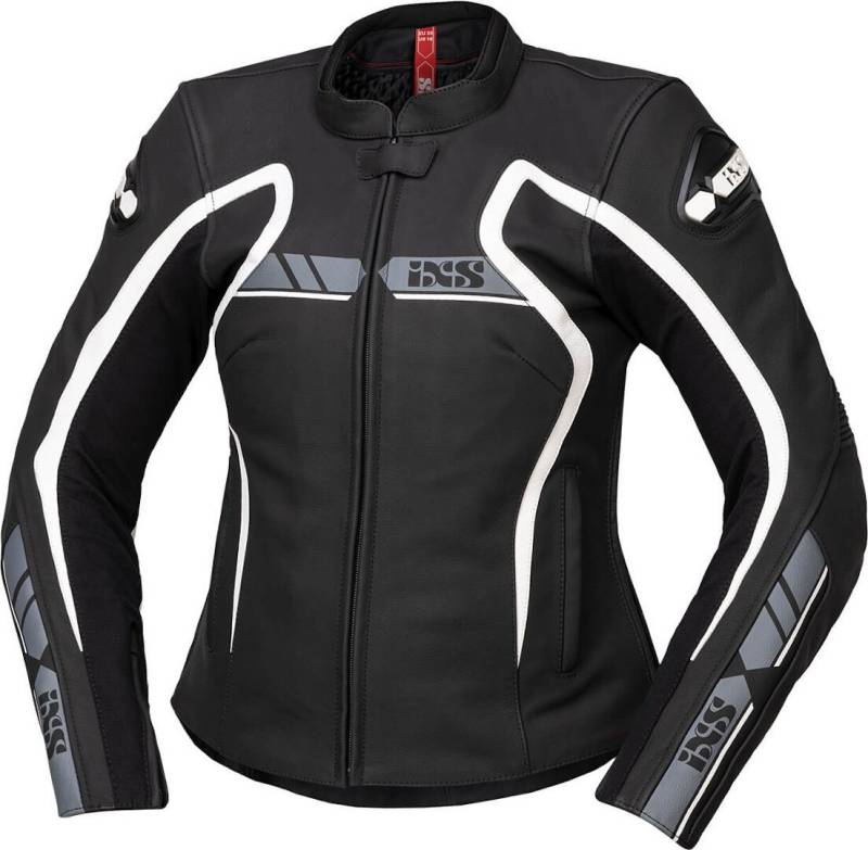 IXS Motorradjacke RS-600 1.0 Damen Motorrad Lederjacke herausnehmbares Innenfutter von IXS