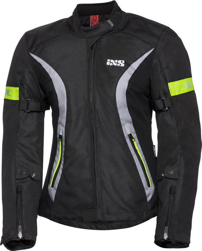 IXS Motorradjacke Sport 5/8-ST Damen Motorrad Textiljacke herausnehmbares Innenfutter,wasserdicht von IXS