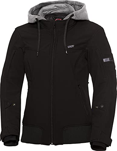 IXS Motorradjacke mit Protektoren Motorrad Jacke Classic SO Damen Textiljacke Moto schwarz S, Lifestyle, Ganzjährig, Polyester von IXS