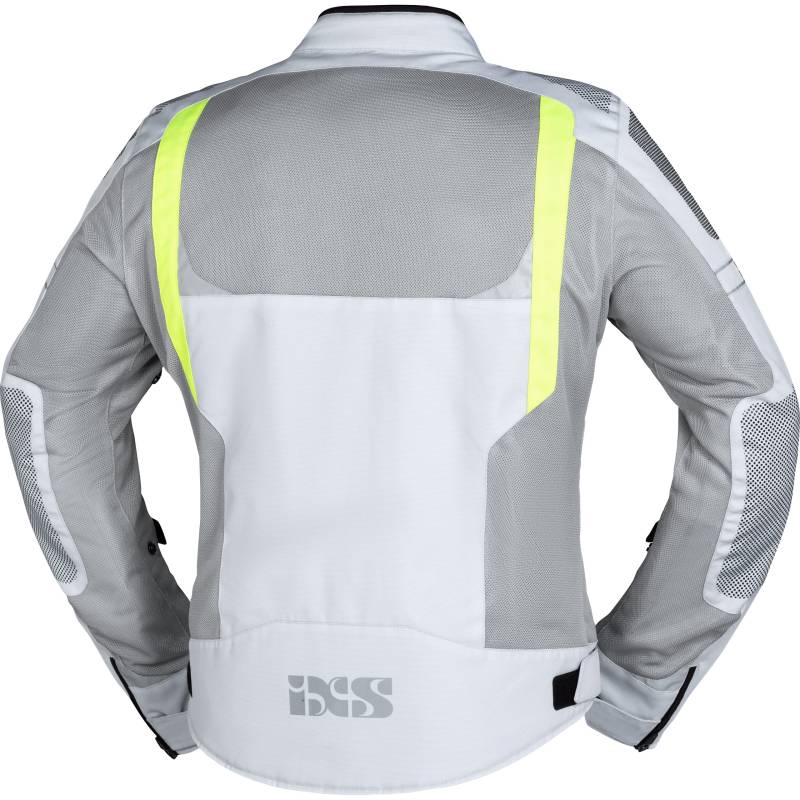 IXS Trigonis-Air Sportstourer Textiljacke hellgrau/grau/n. g 3XL Herren von IXS