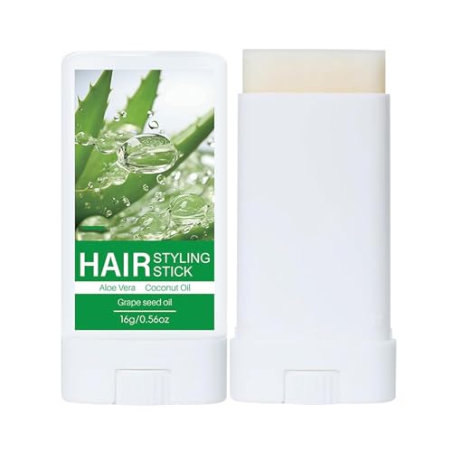 Haarstyling-Stick mit Traubenkernöl und Kokosöl, Öl-Haarwachs-Stick, starker Halt, lang anhaltender Haarstyling-Wachs-Stick, Haarwachs-Stick für Frauen und Männer von IYARNOVA